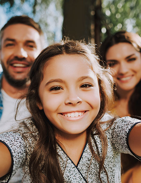 family in the park